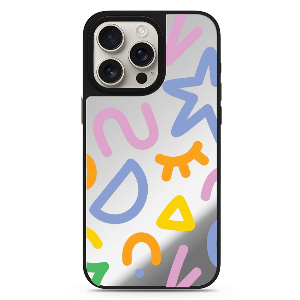 Abstract Doodles 鏡面手機殼