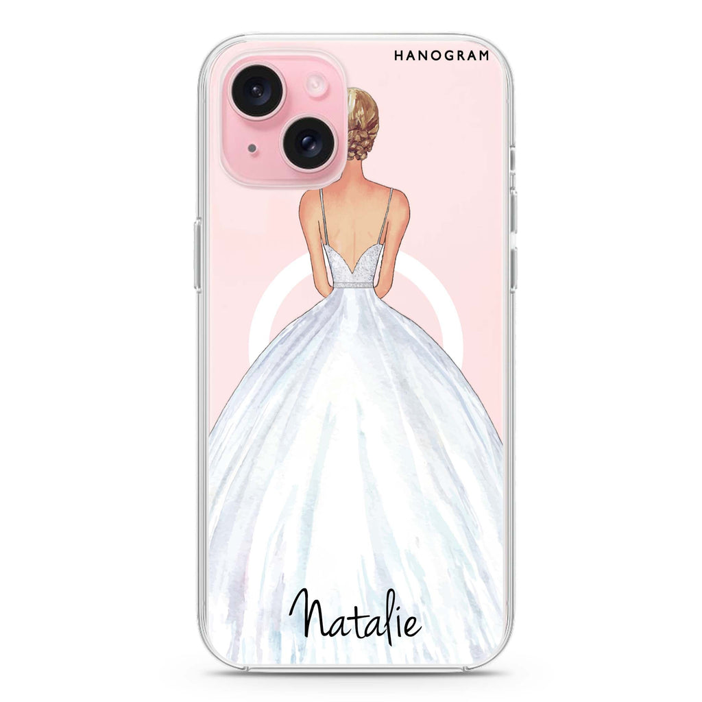 Bride Moment II iPhone 15 Plus Magsafe 兼容水晶透明保護殼