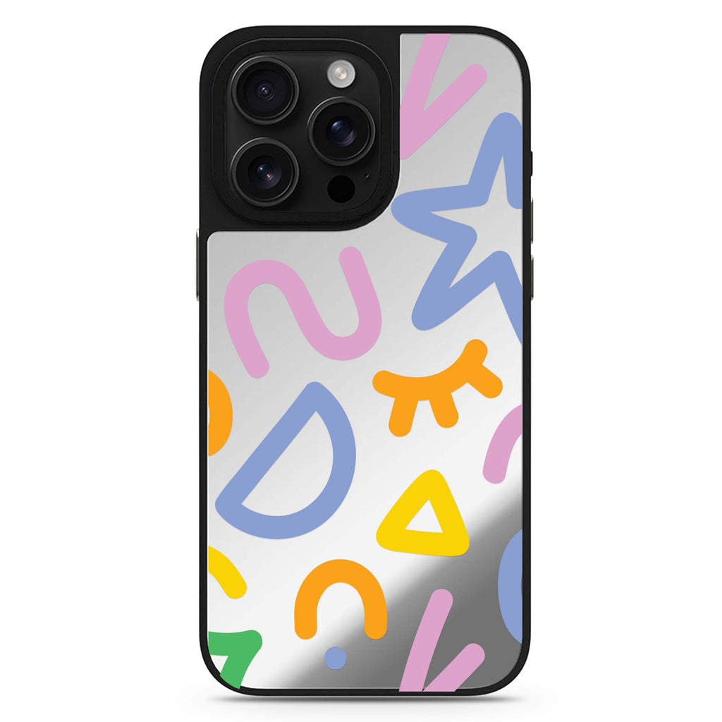 Abstract Doodles 鏡面手機殼