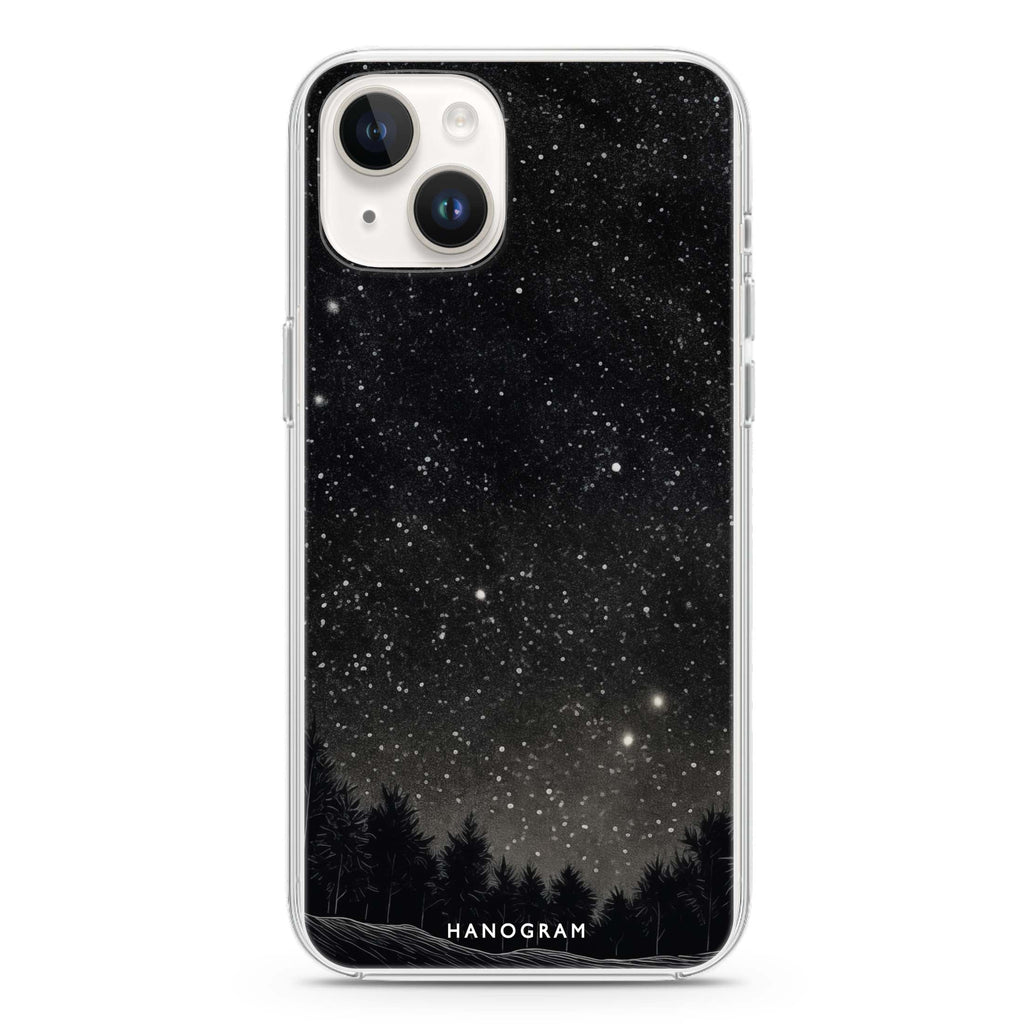 Galactic Gleam iPhone 14 Plus 水晶透明保護殼