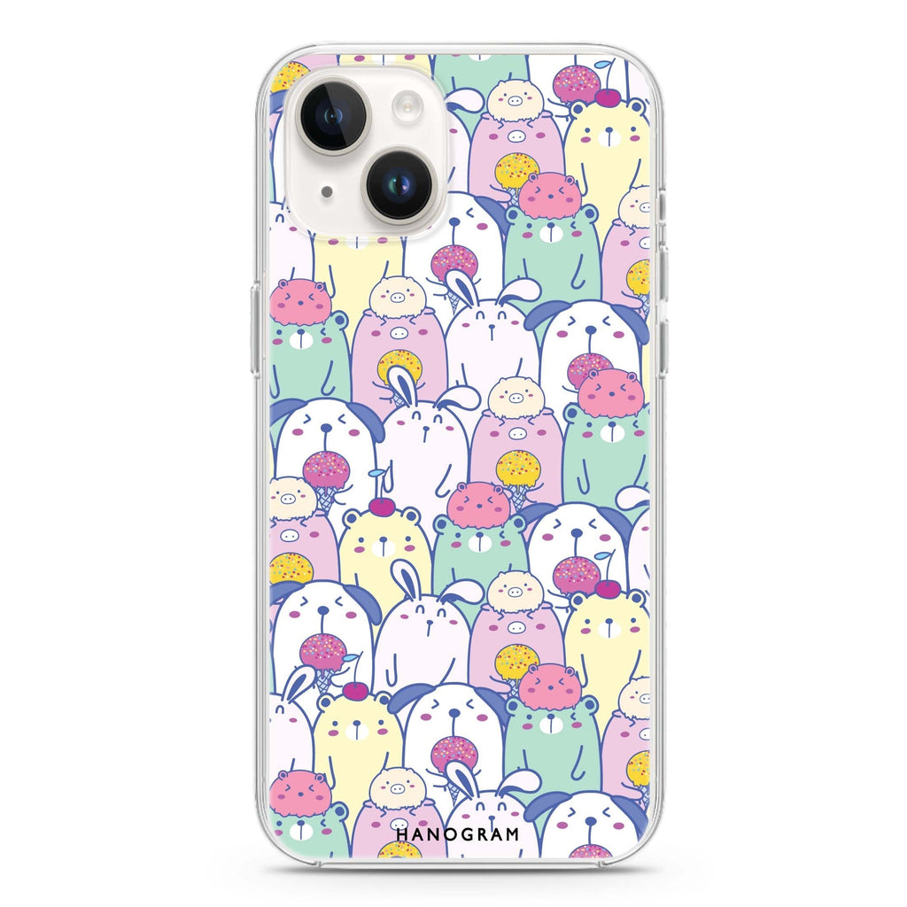 Charm Critters iPhone 14 Magsafe 兼容水晶透明保護殼