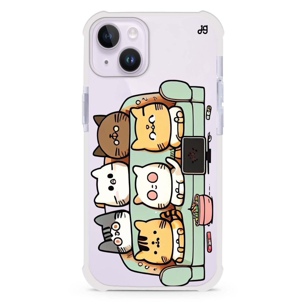 TV Cats iPhone 15 Plus Magsafe 兼容超強防摔保護殼