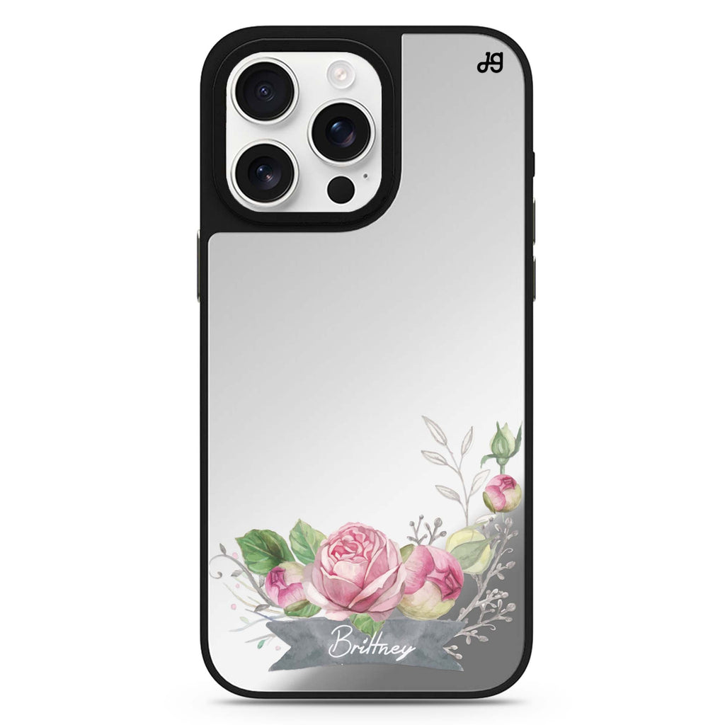 Ribbon & Floral 鏡面手機殼