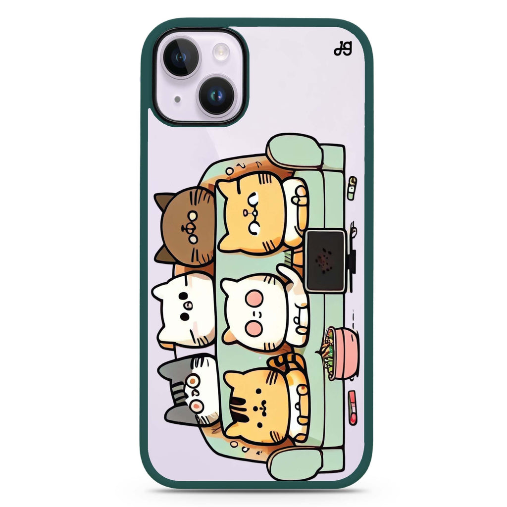 TV Cats iPhone 15 Plus 防衝擊保護殼