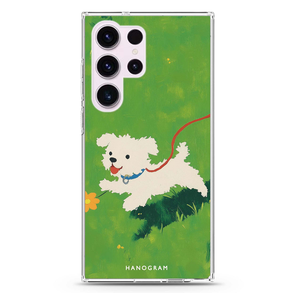 Puppy Pop Samsung Galaxy Ultra 透明保護殼，適用 S26/S25/S24/S23 Ultra，圖1
