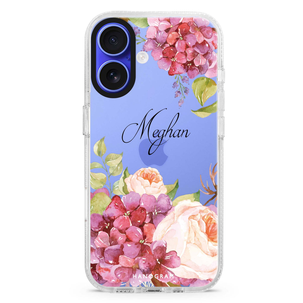 Pretty Floral 水晶透明保護殼