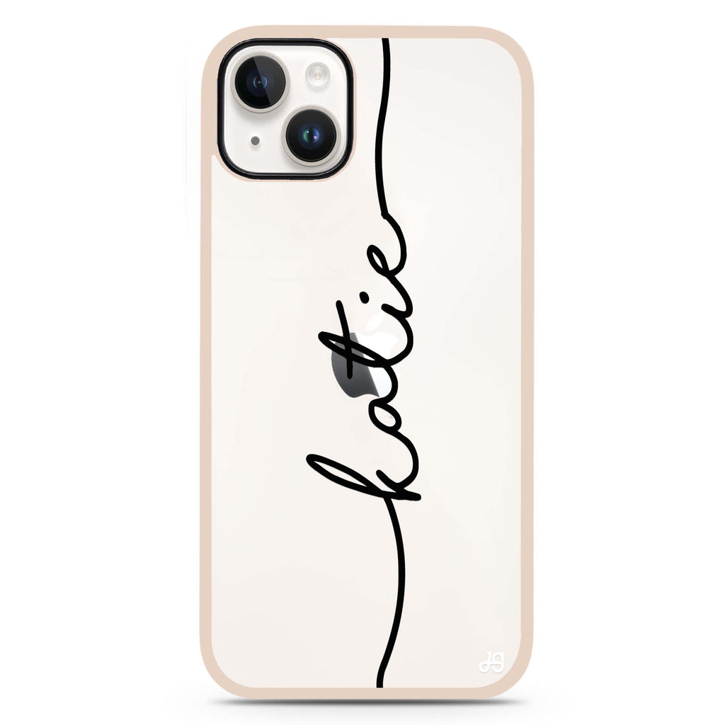 Vertical Handwritten iPhone 15 Plus 防衝擊保護殼