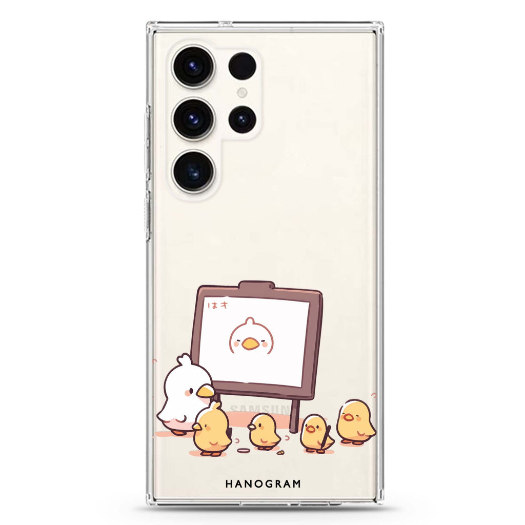 Quack Command Samsung Galaxy Ultra 透明保護殼，適用 S26/S25/S24/S23 Ultra，圖1