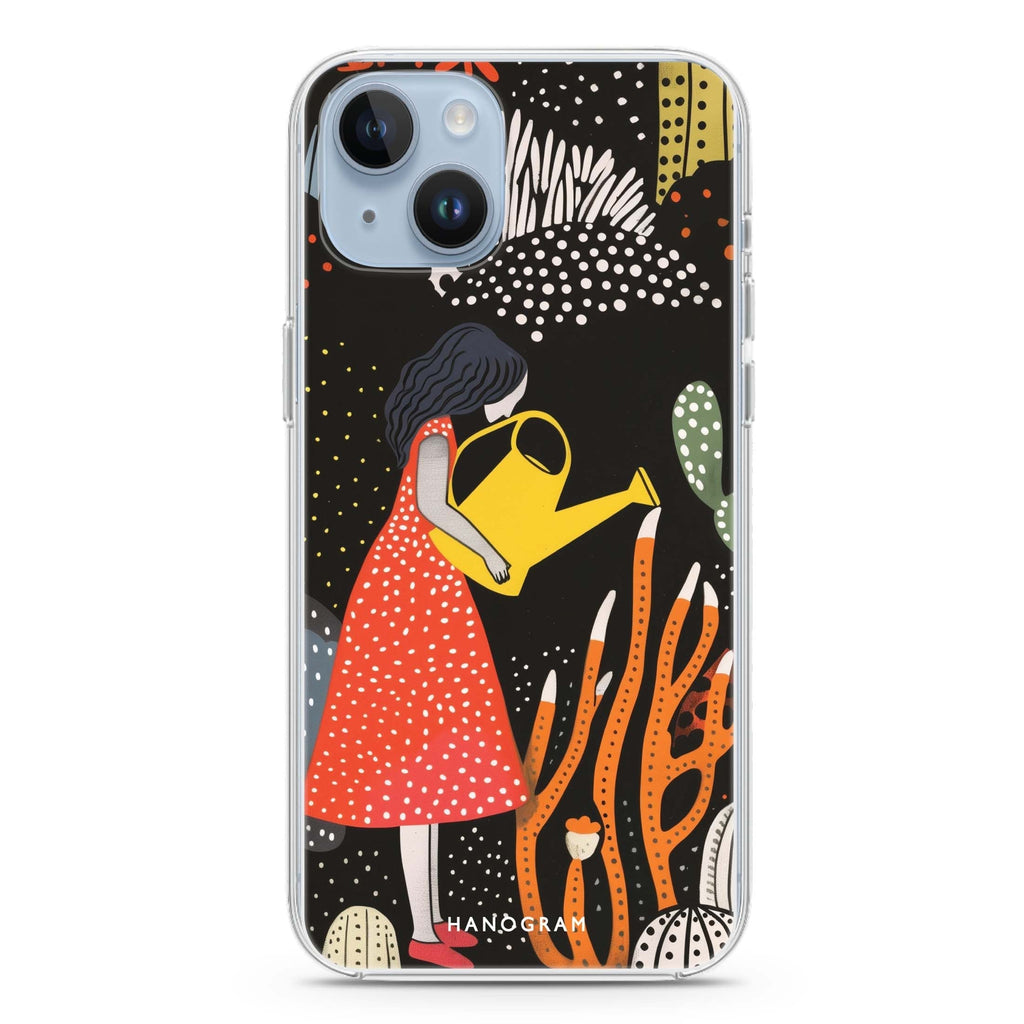 Garden Grace iPhone 15 Plus 水晶透明保護殼