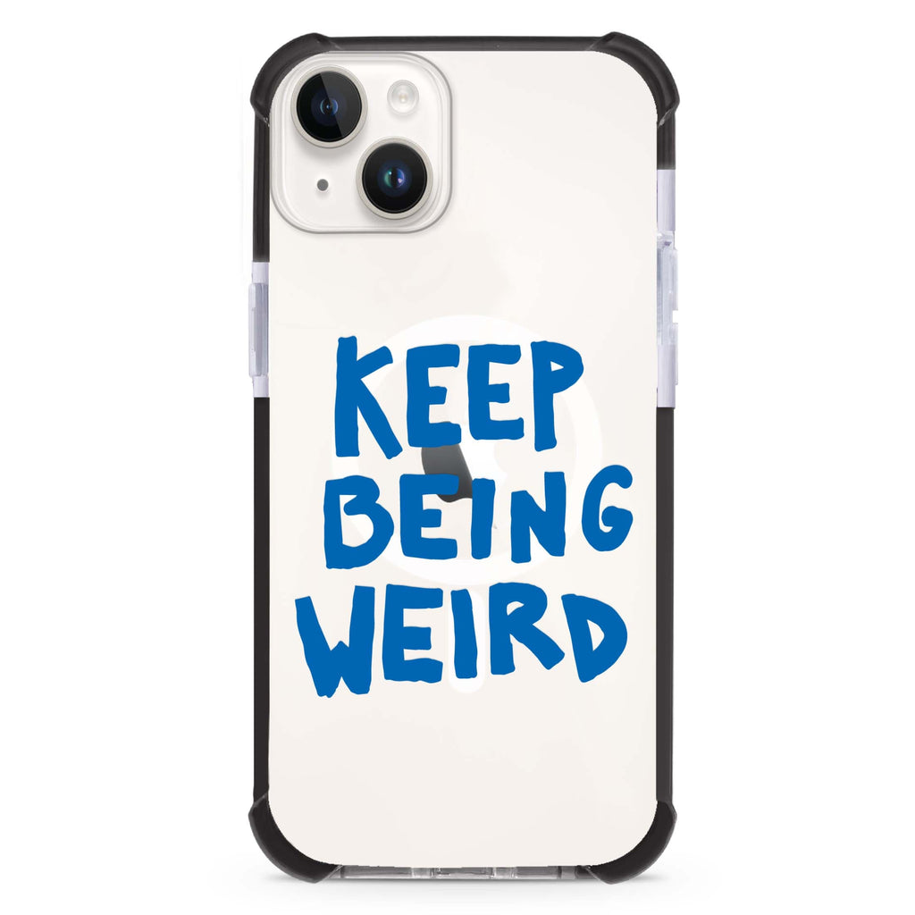 Keep Being Weird iPhone 15 Plus Magsafe 兼容超強防摔保護殼