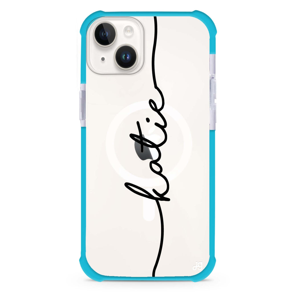Vertical Handwritten iPhone 15 Plus Magsafe 兼容超強防摔保護殼