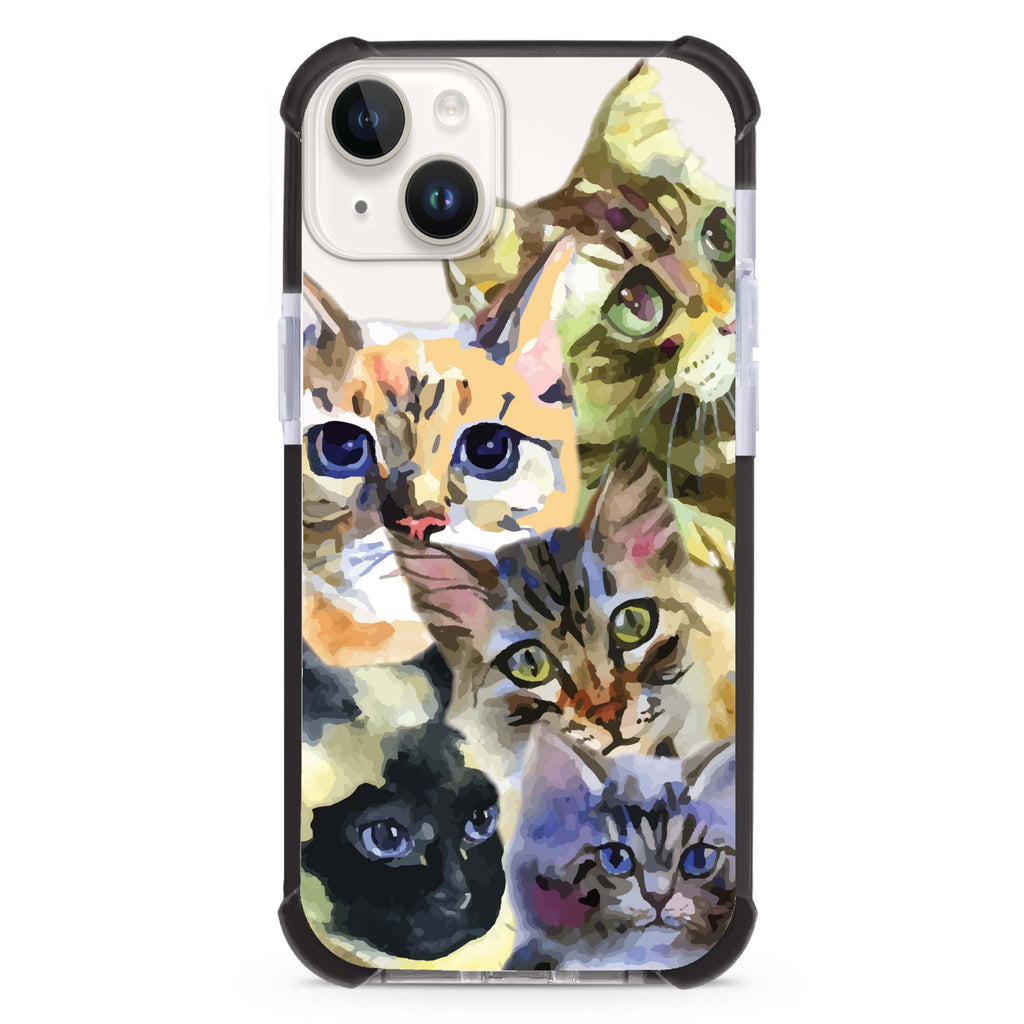Watercolour Cat 超強防摔保護殼