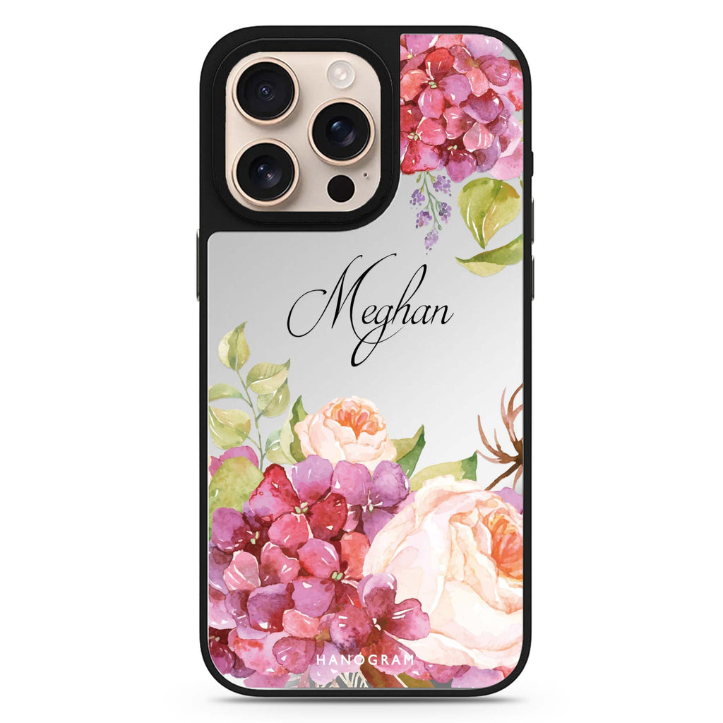 Pretty Floral 鏡面手機殼