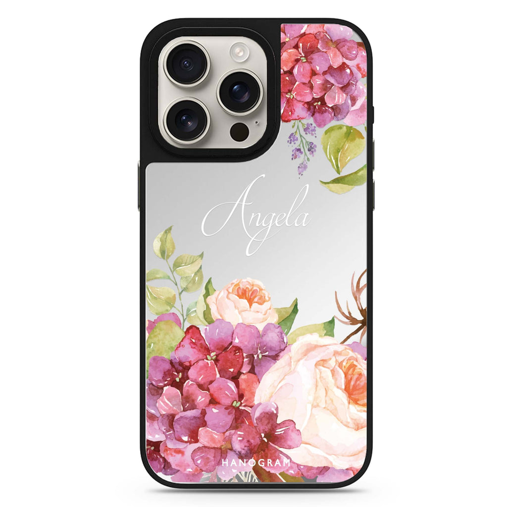Pretty Floral 鏡面手機殼