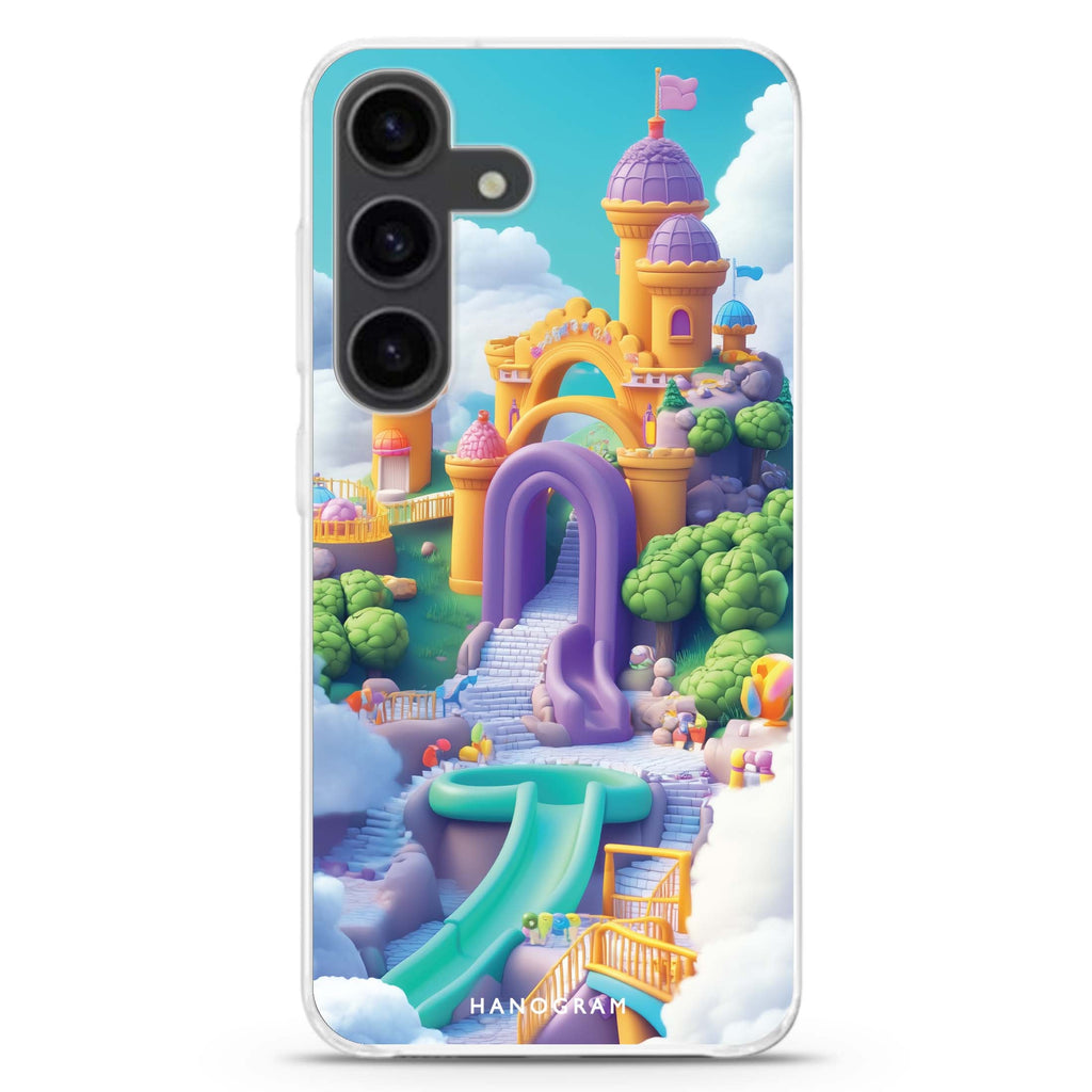 Mystic Playground Samsung Galaxy S26/S25/S24 水晶透明保護殼正面展示