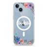 Blossom Bliss iPhone 14 Magsafe 兼容水晶透明保護殼