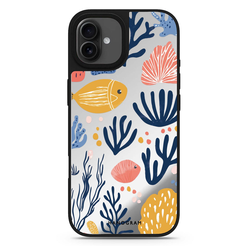 Coral Cutouts iPhone 17 鏡面手機殼 主圖設計