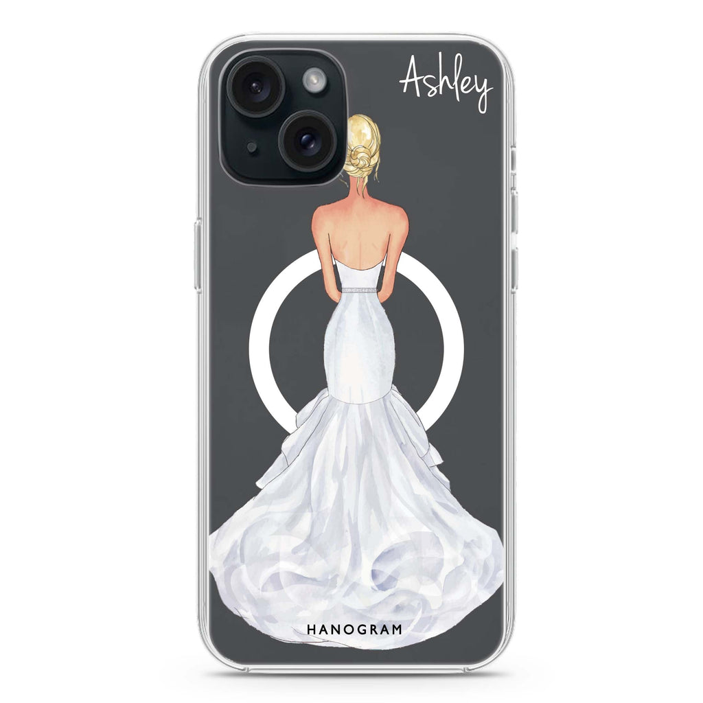 Bride Moment III iPhone 15 Plus Magsafe 兼容水晶透明保護殼