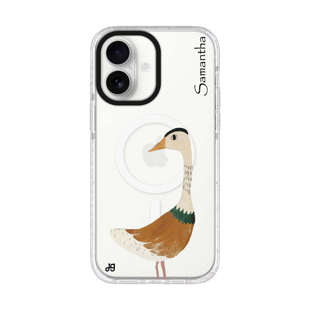 Meadow Honk iPhone 17 水晶透明保護殼正面展示