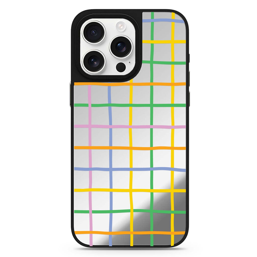 Abstract Doodles Pattern 鏡面手機殼