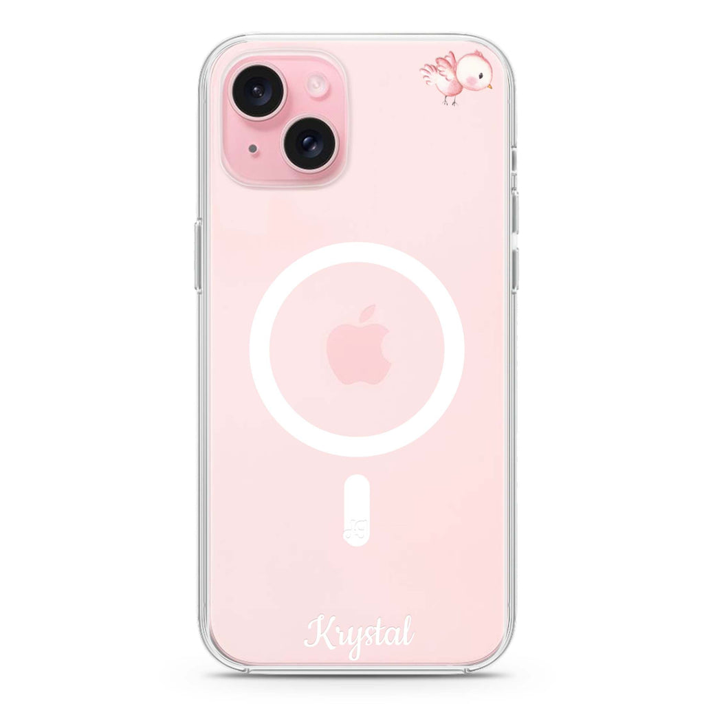 Bird of the Soul iPhone 15 Magsafe 兼容水晶透明保護殼