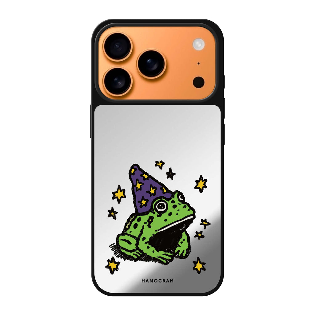 Starry-Nosed Wizard Frog 星星 iPhone 17 Pro Max 鏡面手機殼主圖