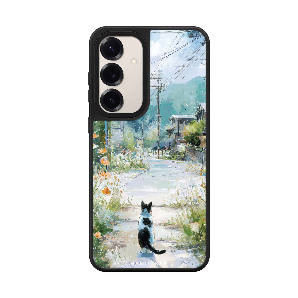 Sunny Day with a Cat 鏡面手機殼