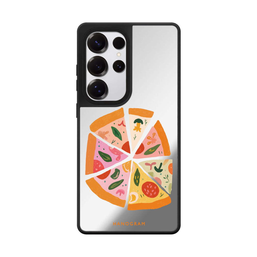 Pastel Pizza Dream 鏡面手機殼