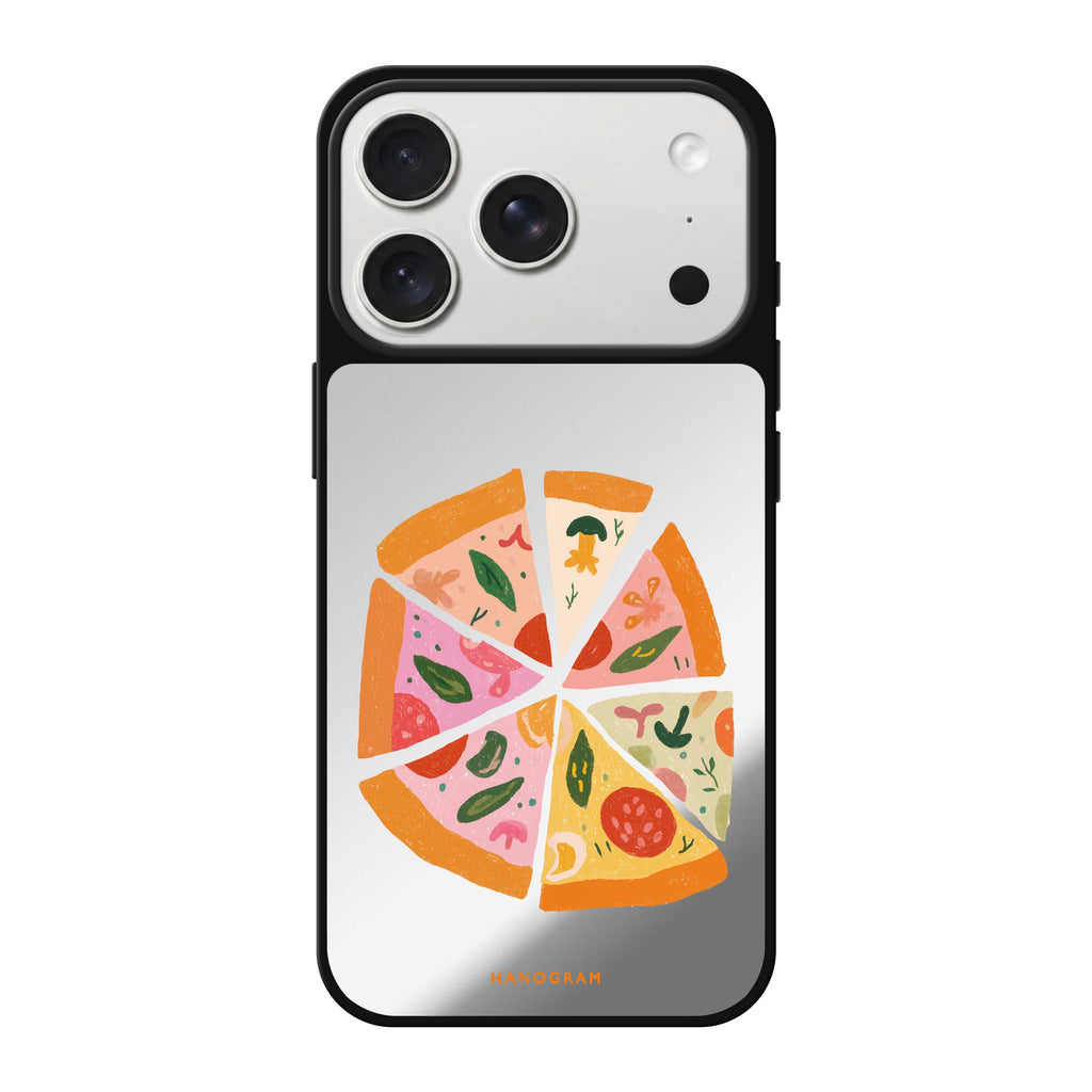 Pastel Pizza Dream 鏡面手機殼