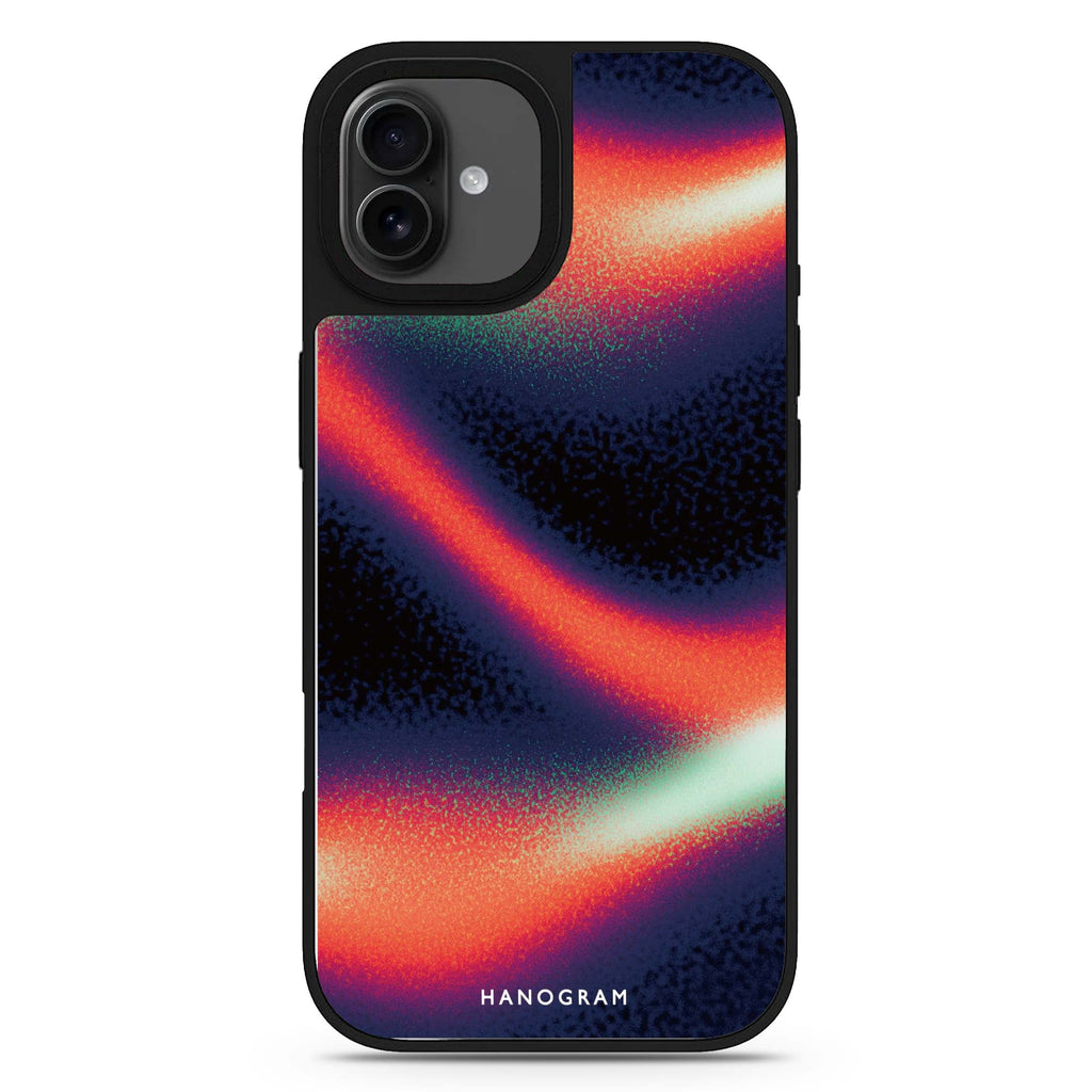 Neon Drift iPhone 17 鏡面手機殼 主圖設計