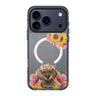 Sunflower Puppy iPhone 17 Pro Max MagSafe 水晶透明保護殼 狗狗圖案設計 可自訂名字 圖1