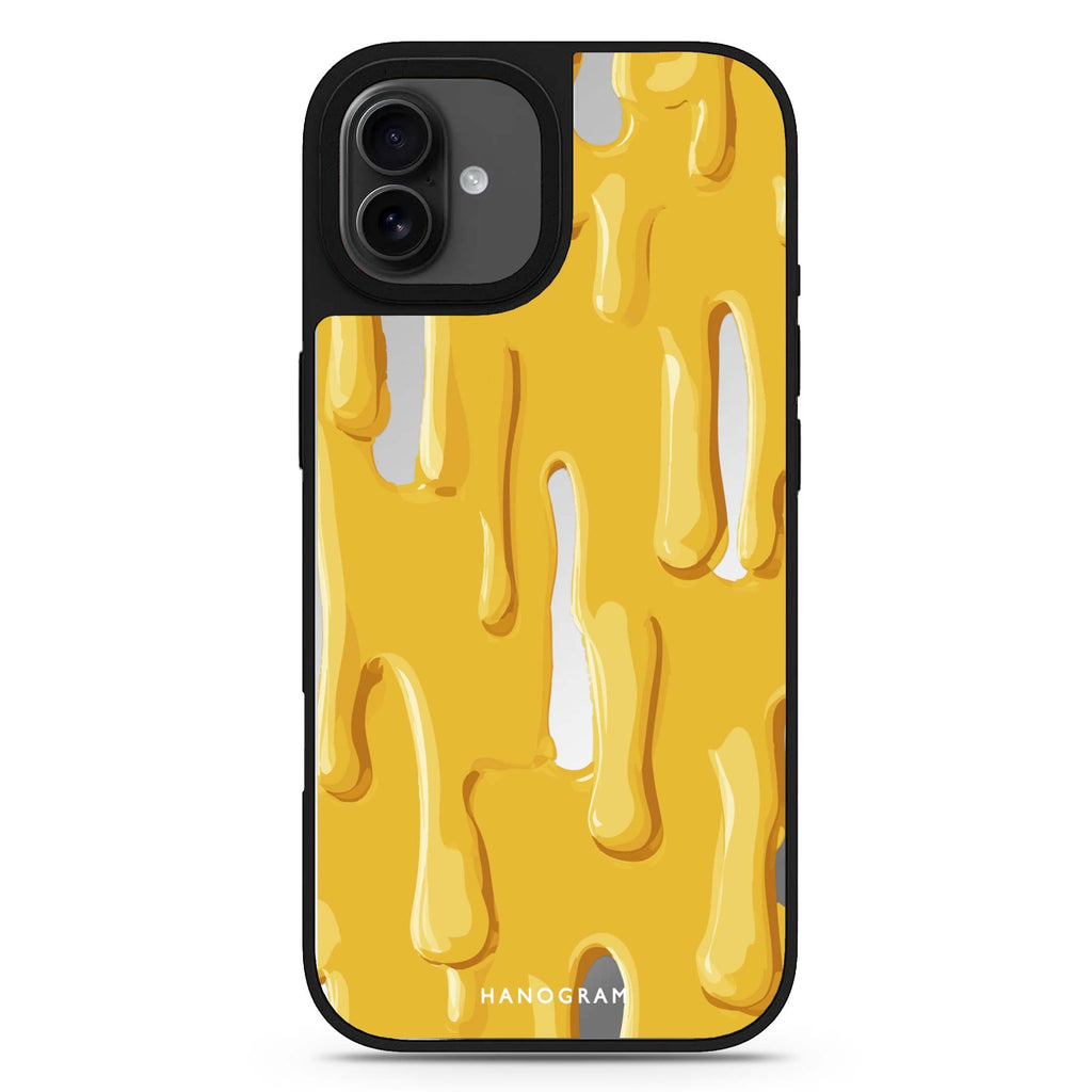 Peanut Butter Drizzle iPhone 17 鏡面手機殼 主圖設計