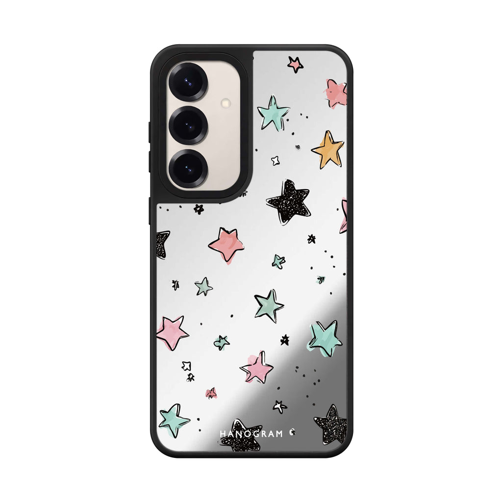 Pastel Sparkle Stars 鏡面手機殼