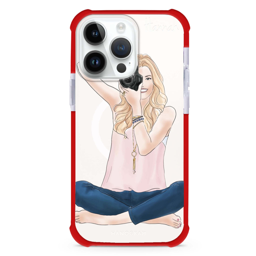 Camera girl II iPhone Magsafe 兼容超強防摔保護殼