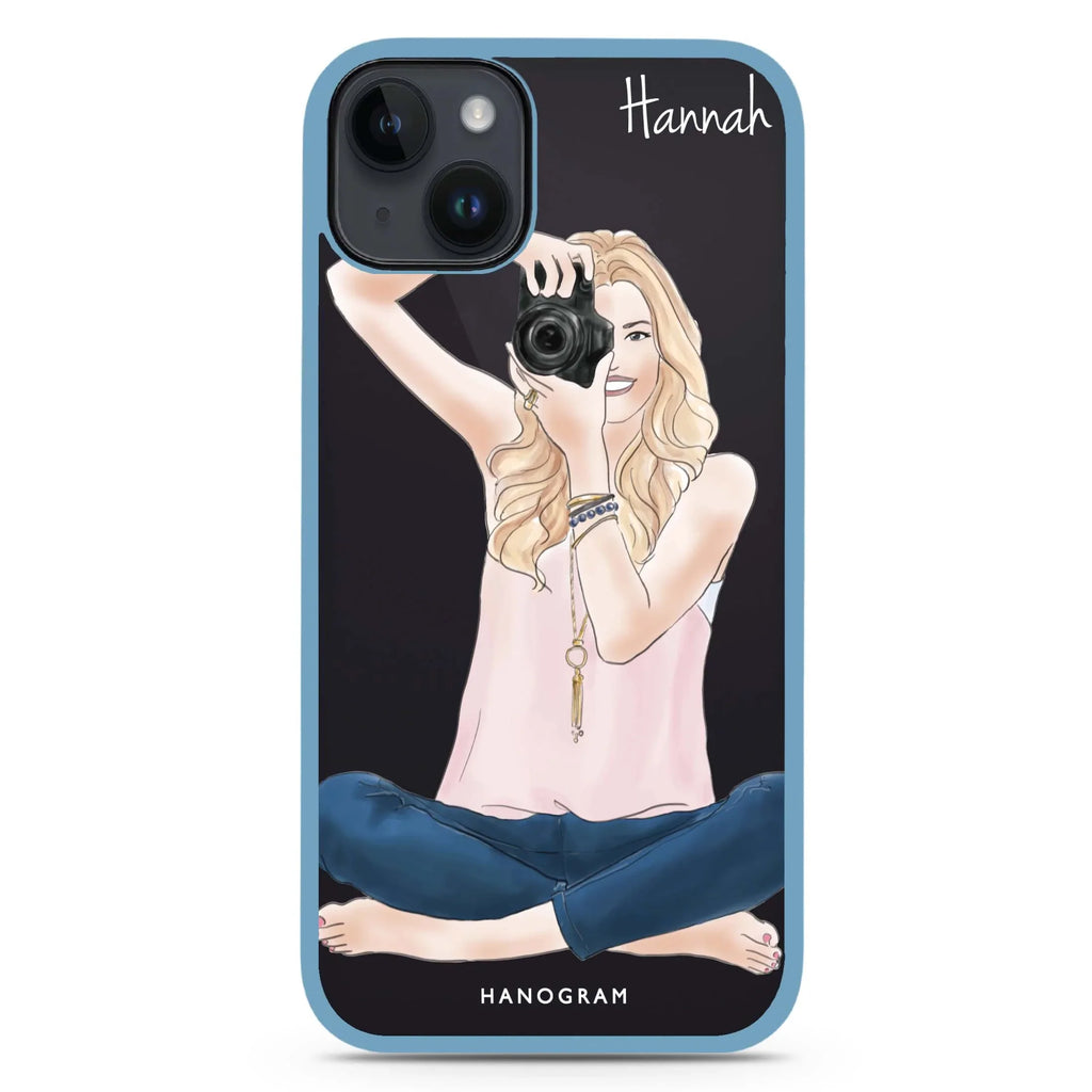 Camera girl I iPhone 15 Plus 防衝擊保護殼
