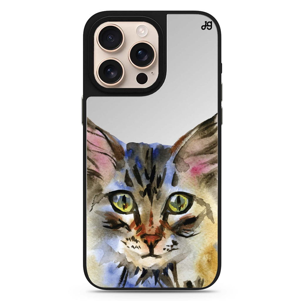 Watercolour Cat 鏡面手機殼