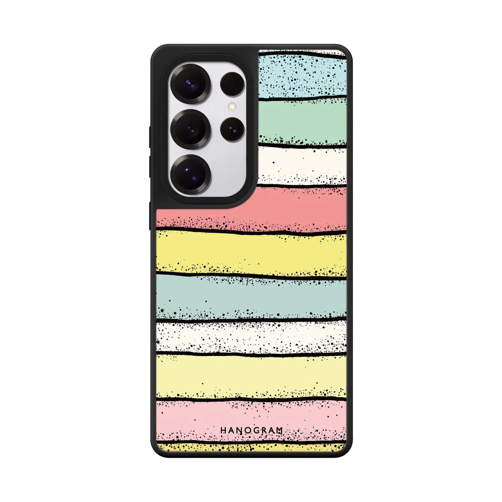 Glitter Stripe Charm 鏡面手機殼
