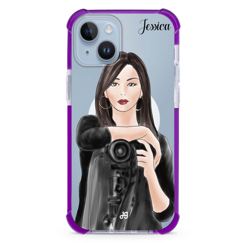 Camera girl III iPhone 15 Plus Magsafe 兼容超強防摔保護殼