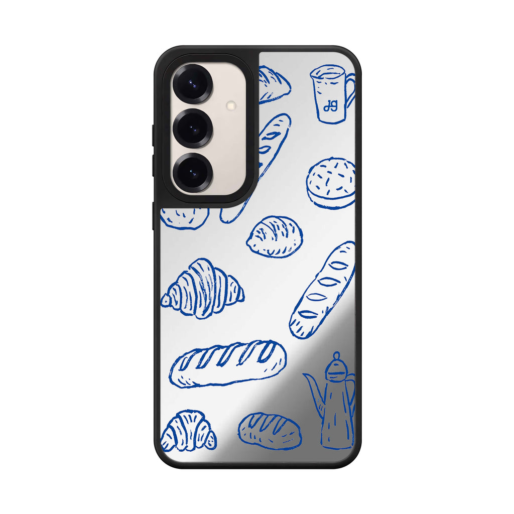 Blue Ink Boulangerie 鏡面手機殼