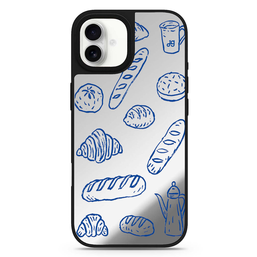 Blue Ink Boulangerie 鏡面手機殼