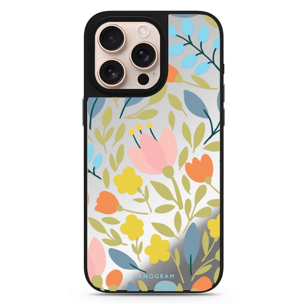 Floral 鏡面手機殼
