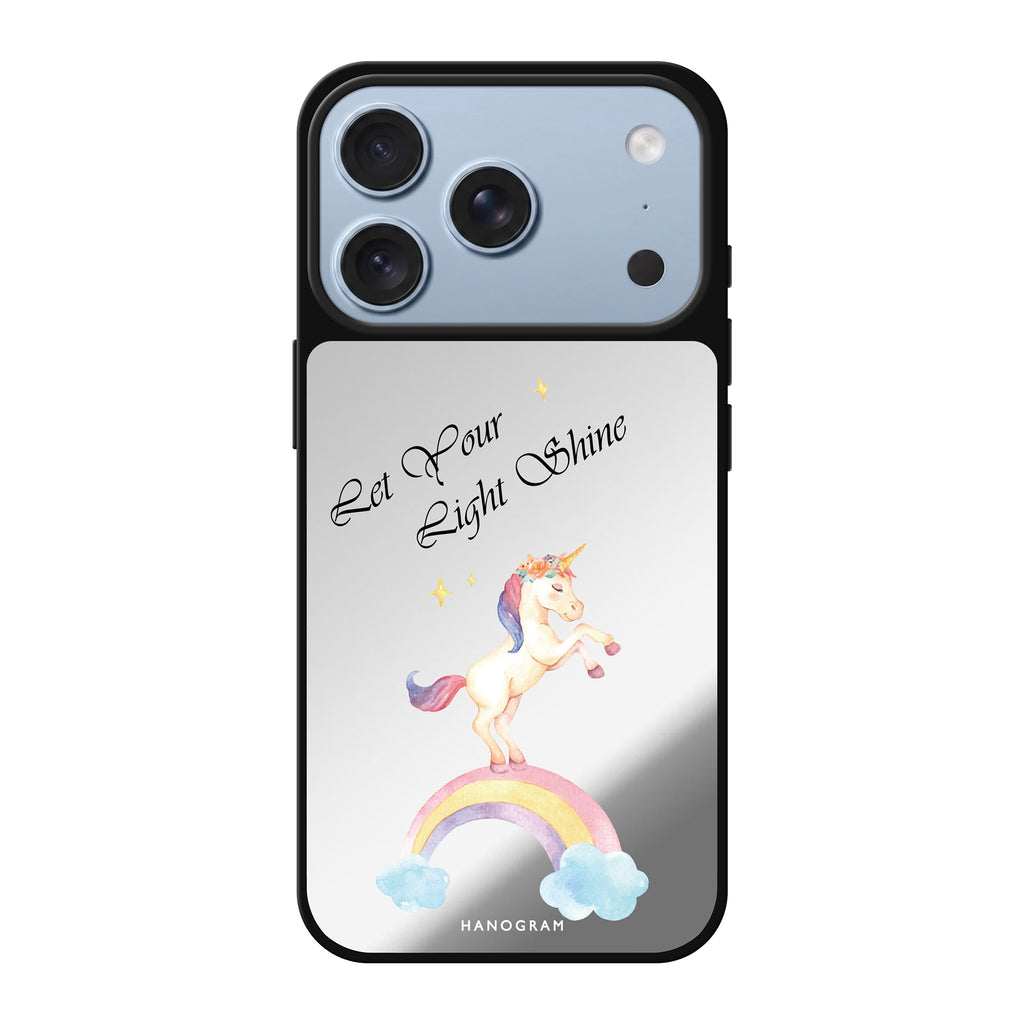 Rainbow Unicorn 鏡面手機殼