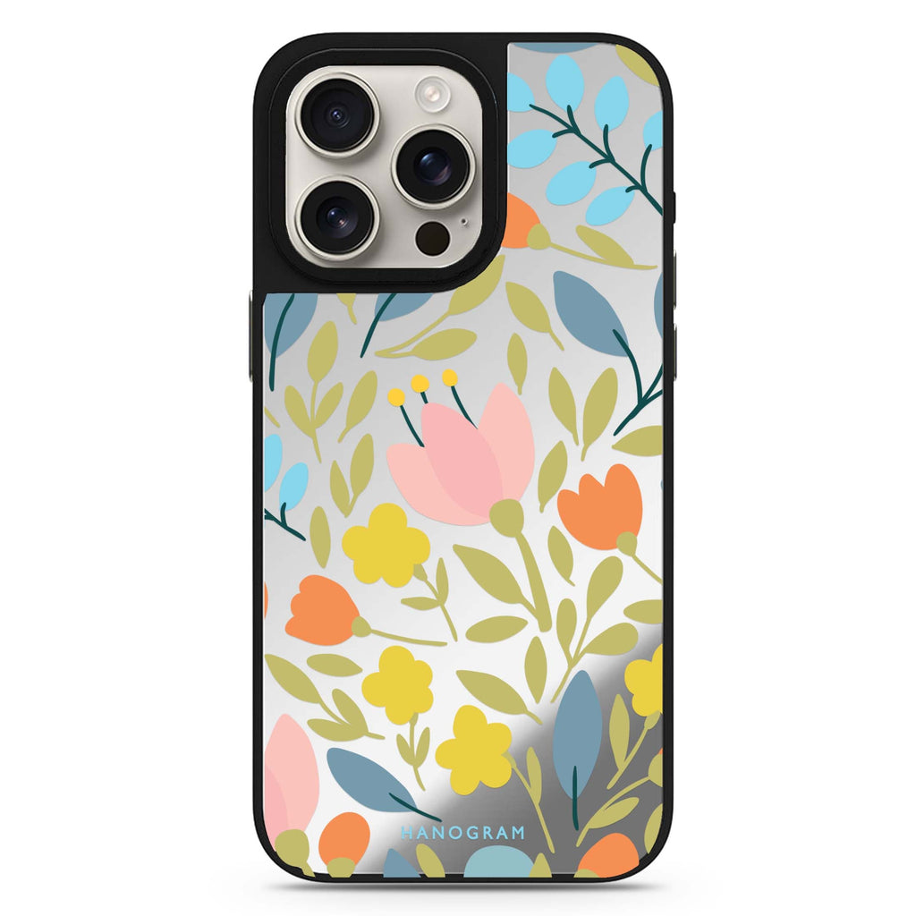 Floral 鏡面手機殼