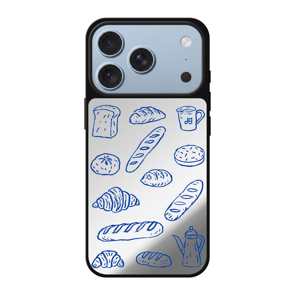 Blue Ink Boulangerie 鏡面手機殼