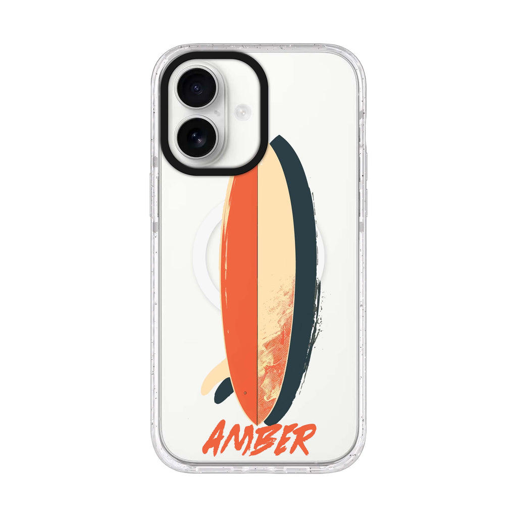 Wave Rider iPhone 17 水晶透明保護殼正面展示
