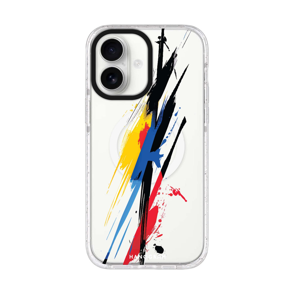 Colorwave Creations iPhone 17 水晶透明保護殼正面展示