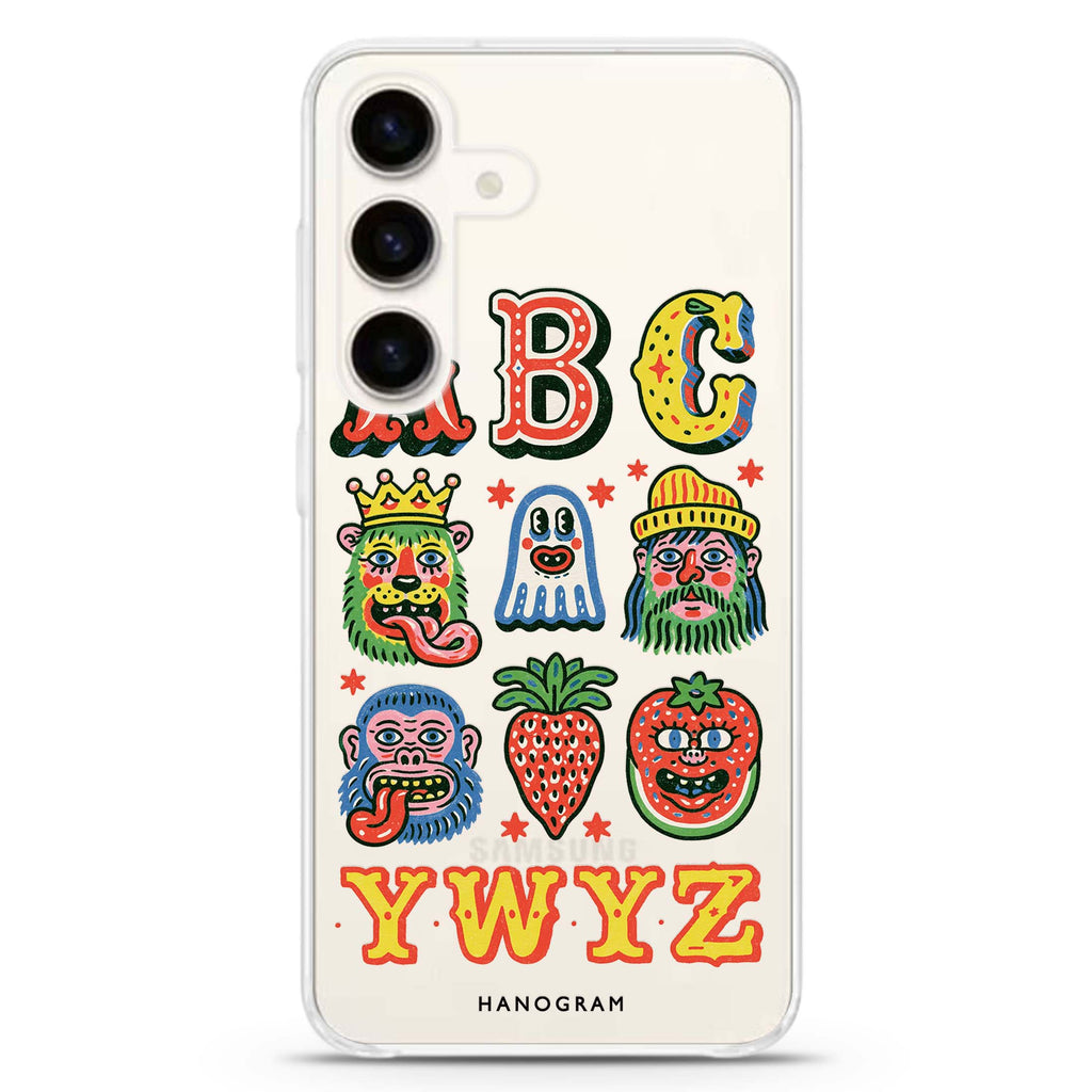 Oddball AlpHAAet Parade Samsung Galaxy 水晶透明保護殼