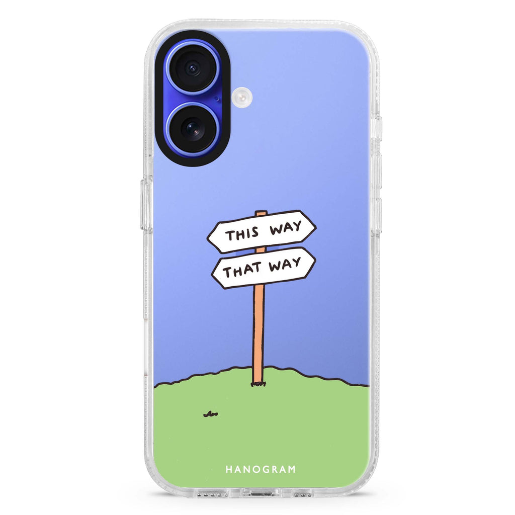 Which Way Now 水晶透明保護殼