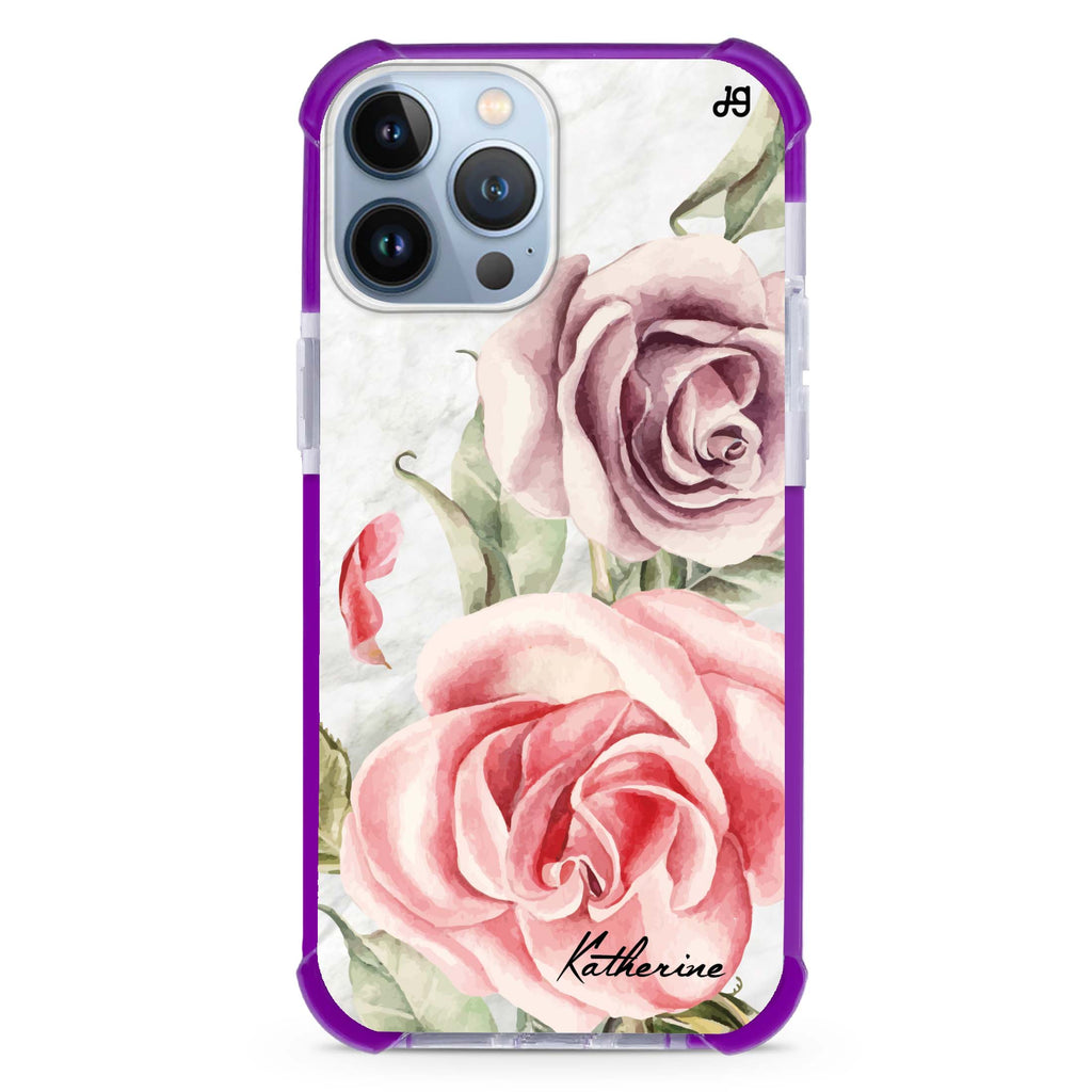 Marble & Rose iPhone Magsafe 兼容超強防摔保護殼