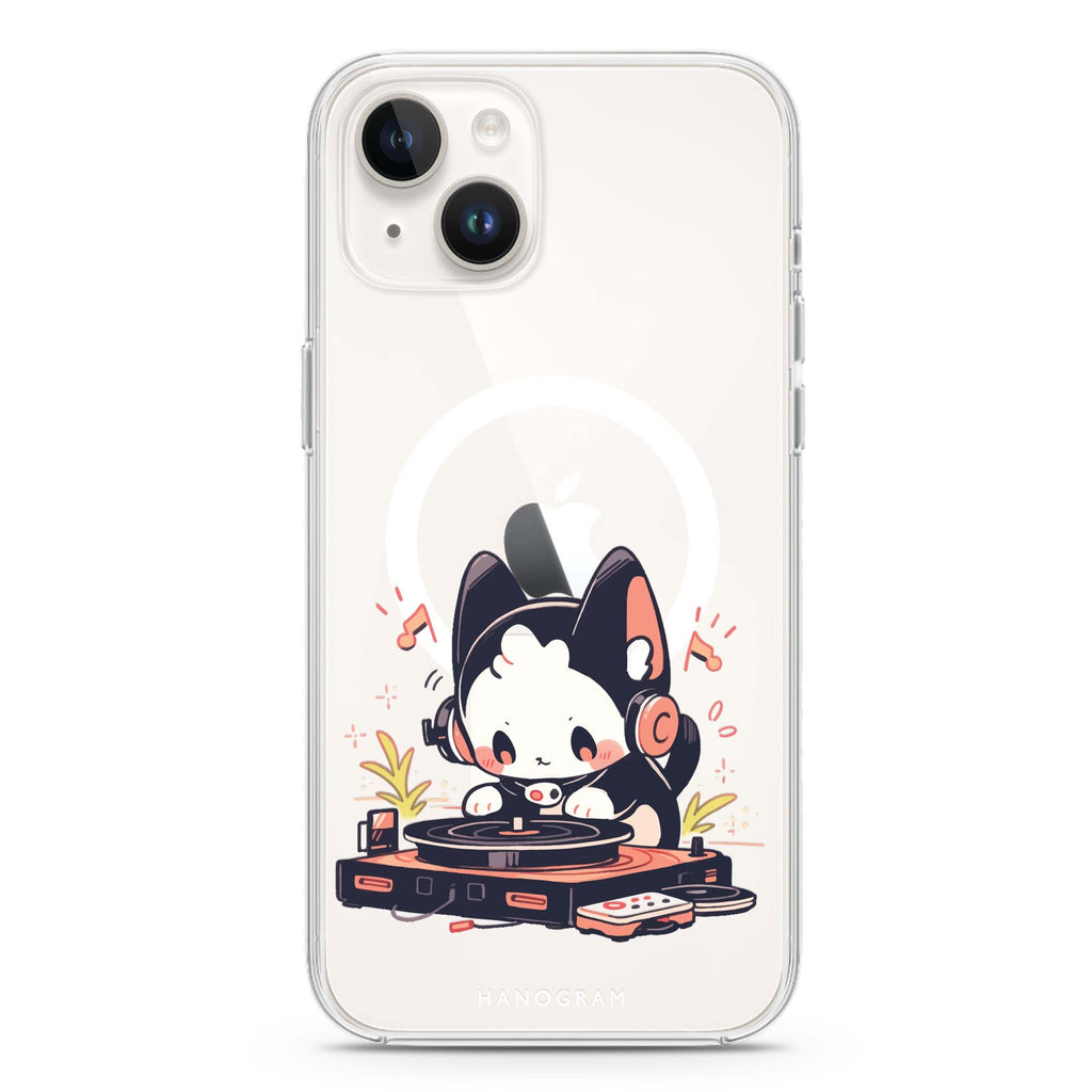 DJ Paws Play iPhone 14 Magsafe 兼容水晶透明保護殼